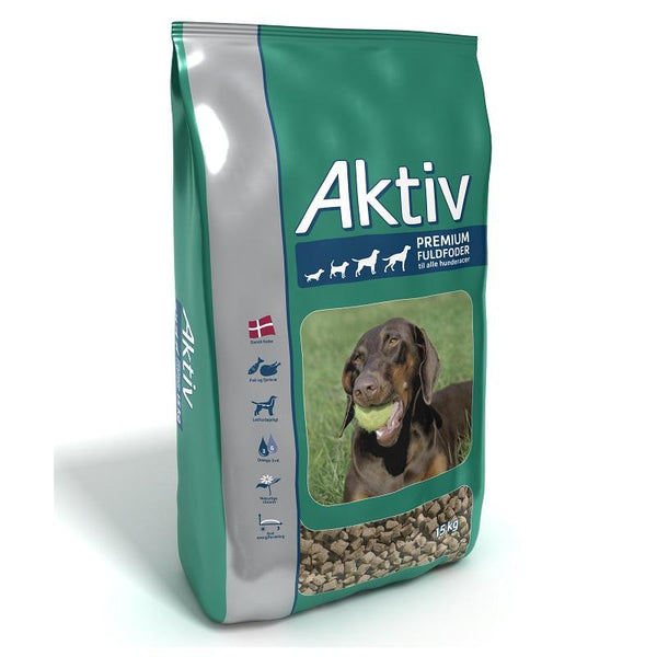 AKTIV Hund 15 kg- Premium foder